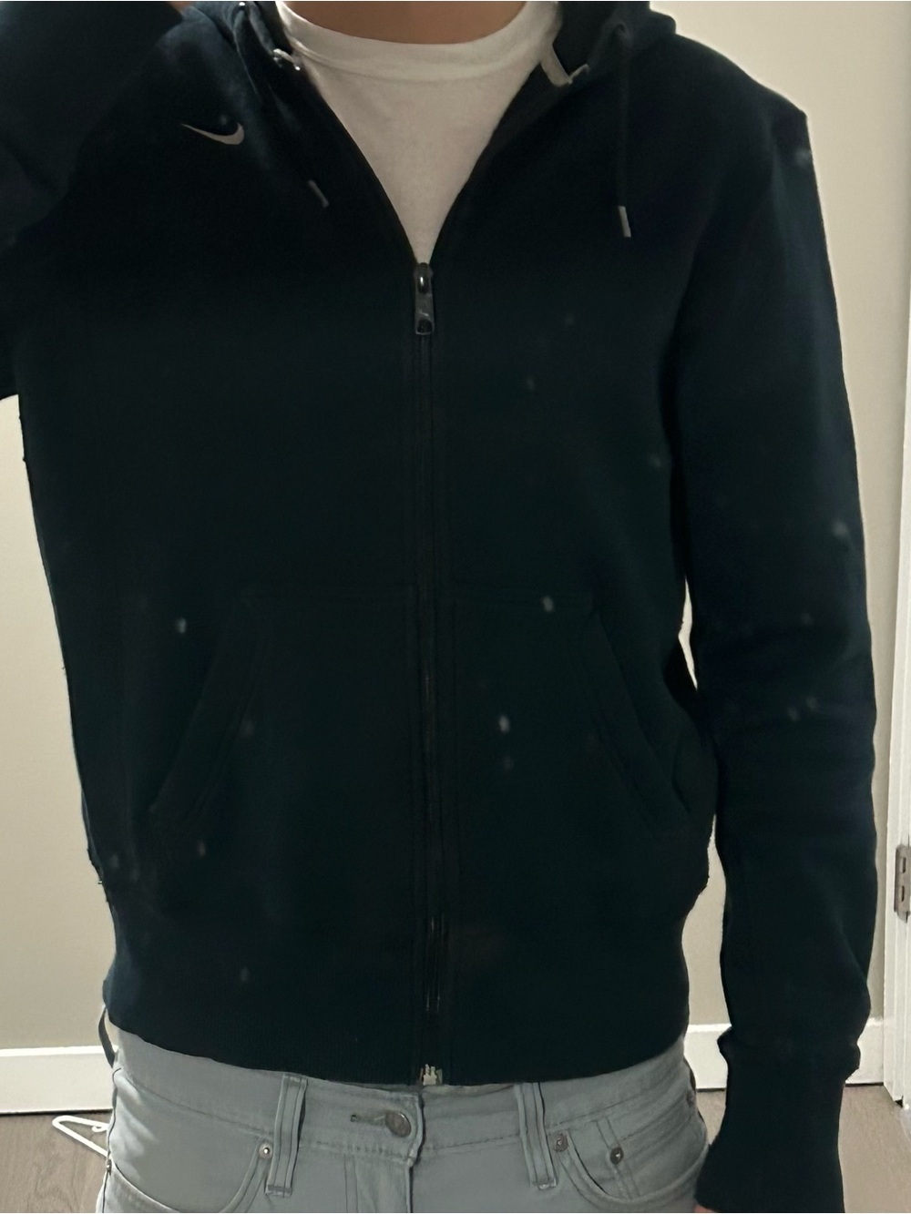 Nike Black Zip-Up Hoodie